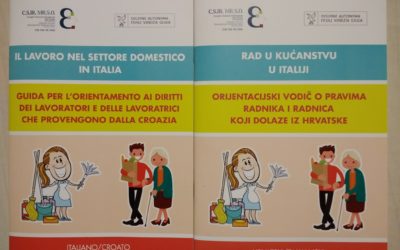 Lotta al sommerso nel settore domestico del Friuli Venezia Giulia: una guida bilingue per aiutare i lavoratori e le lavoratrici che provengono dalla Croazia a emergere dal nero