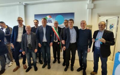 IL SEGRETARIO GENERALE UIL BOMBARDIERI INAUGURA LA NUOVA SEDE DI UDINE